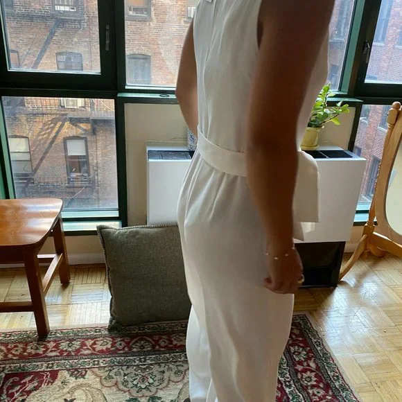 White Zara Jumpsuit - Picture 2 of 9